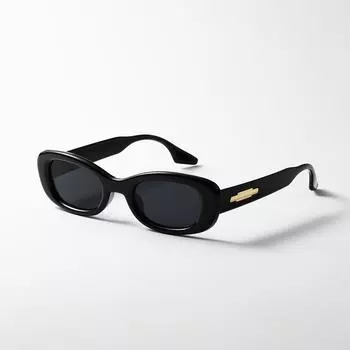 Rectangle Retro Glasses Transparent Frame Personalized Sunglasses Female Hip Hop Sunglasses Men