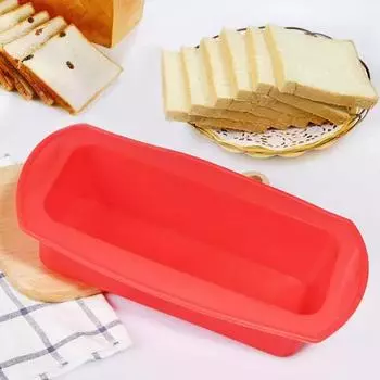 Rectangular Square Silicone Pans for Bread Cake Deep Baking Dish Angel Food Cheesecake Mold Long Square Baking Mold for Dishes