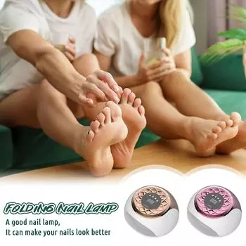 Red Light Nail Lamp, 57pcs High Power Not Black Hand Quick Dry Nail Polish Cat Eye Glue Extension Glue UV Nail Lamp One Size