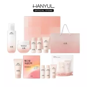 Red rice moisturizing elasticity essence cream 2-piece set