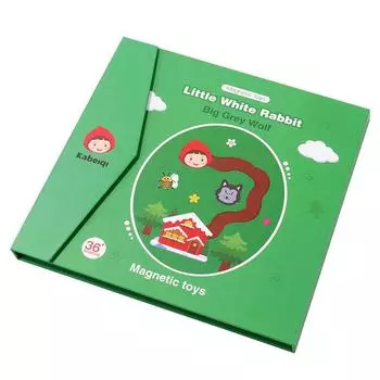 Red Riding Little Hood Grey Wolf Path Planning Challenge Wooden Puzzle Logic
