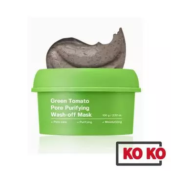 [Редактор Sungboon] [Daiso] Маска для очищения пор с зеленым томатом, 100 г 100g x 1
