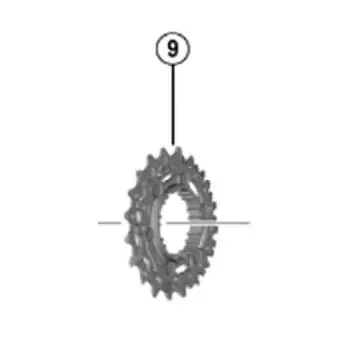 Редуктор SHIMANO CS-R9200 (17-19Т) 11-30Т Y0MV98020