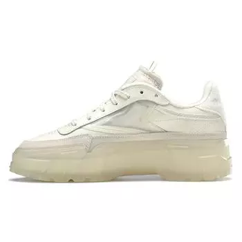 Reebok Cardi B x Club C Chalk Женские кроссовки белые прозрачные H01012 38.5