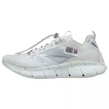 Reebok Charli Cohen x Zig Kinetica Horizon Белые женские кроссовки True-Grey-1 High-Vis-Orange FW6284