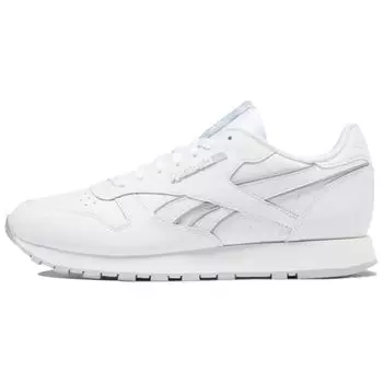 Reebok Classic Кожаные Белые Мужские Кроссовки Cold-Grey-2 DV8632 42