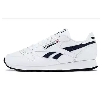 Reebok Classic Leather Comfortable Universal Non-Slip Suede Durable Waterproof Low-Top Casual Running Shoes Unisex sneakers White 100033996 36
