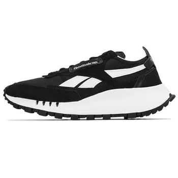 Reebok Classic Leather Legacy Черно-Белые Кроссовки Унисекс Core-Black Cold-Grey-7 Vector-Red S24169 44