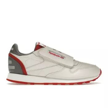 Reebok Classic Leather Stomper Chalk Legacy Красные мужские кроссовки Кремовые Pure-Grey-6 EF3374