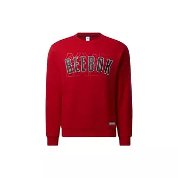 Reebok Cny Series Letter Круглый вырез свитера свитер унисекс красный HE7130 XS
