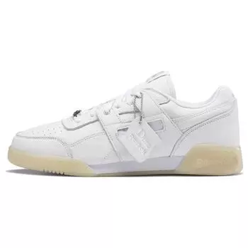 Reebok Dime x Workout Plus Белые кроссовки унисекс Cloud-White Silver-Metallic Stucco GW9767 41