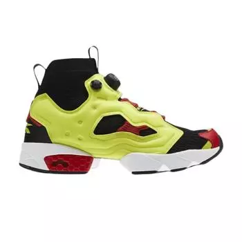 Reebok InstaPump Fury Ultraknit OG Черные гиперзеленые мужские кроссовки Yellow Bone-White Grey-Gum BS6367
