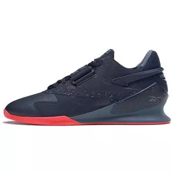 Reebok Legacy Lifter 2 Vector Navy Neon Cherry Мужские кроссовки Синие Сине-Сланцевые H02844 41