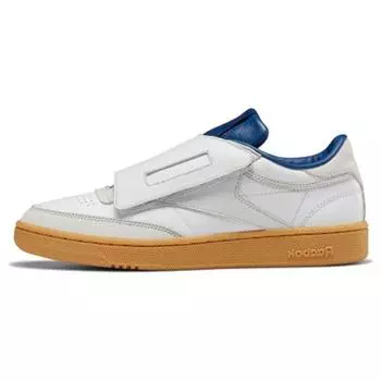 Reebok nanamica x Club C Stomper белые мужские кроссовки True-Grey-1 Collegiate-Navy FU7767