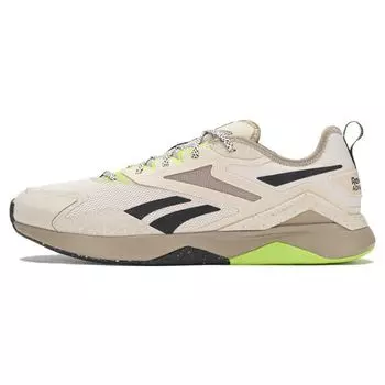 Reebok Nanoflex Adventure TR 2 Stucco Boulder Beige Мужские кроссовки Cream Core-Black 100033533 43