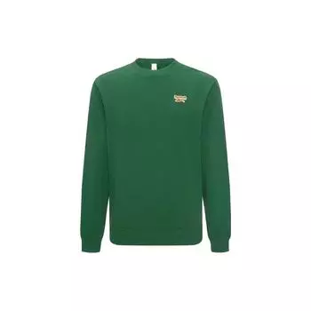 Reebok Однотонный свитер с круглым вырезом, унисекс, темно-зеленый 23FRC301UGL1 L