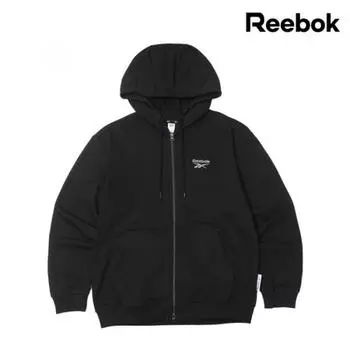 Reebok Толстовка Vector Essential с капюшоном на молнии 90