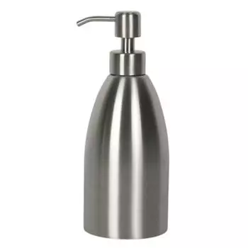 Refillable Liquid Lotion Storage Bottles Silver Shower Gel Bottles Hand Sanitizer Holder Kitchen 500ml
