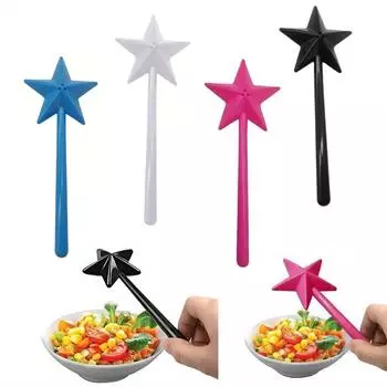 Refillable Magical Star Wand Portable Salt Pepper Spice Dispenser Shakers Set Kitchen Cooking BBQ Supplies Halloween Party Gifts