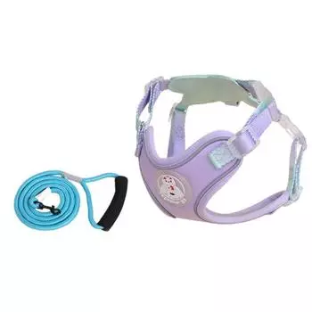 Reflective Pet Chest Harness Vest Adjustable Cat Strap Creative Pet Harness Leash Pet Supplies L