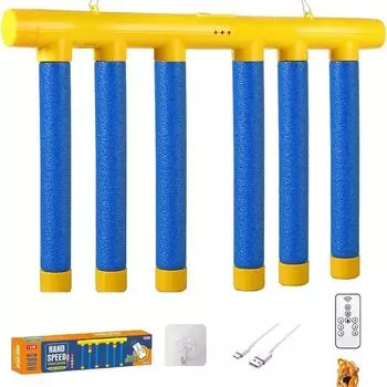 Reflex Challenge Game Hand Eye Coordination Training Toy with Falling Sticks for Kids Adults Customizable Speed Settings Unisex Sturdy Material синий