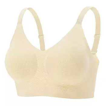Refreshing and breathable, not sultry, nude hole cup, higher elasticity, side than women s bra M