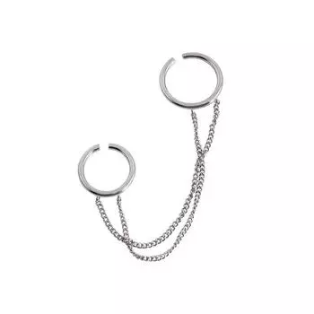 Регулируемое кольцо-цепочка в корейском уличном стиле Adjustable Open Size