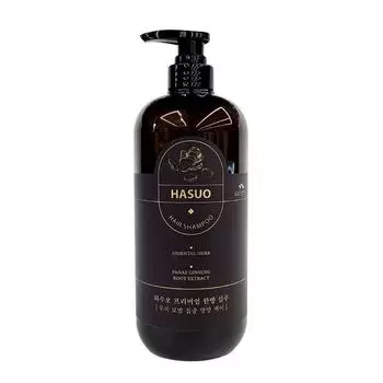 Рекомендованный шампунь Man with Flowers Hasoo Oriental Medicine большой емкости, шампунь Man with Flowers Hasoo 1000 мл