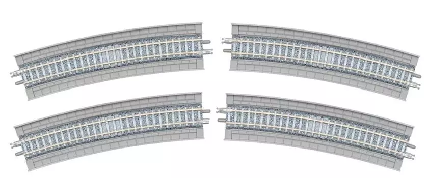 Рельс TOMIX N Gauge PC с виадуком HC541-15-PC (F) Набор из 4 предметов для моделирования железной дороги 1876 года