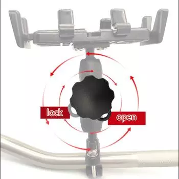 Reliability 15cm Double Socket Arm for 1-Inch Ball Base Mount Motorcycle Phone Extension Arm Firm Rack Phone Holder