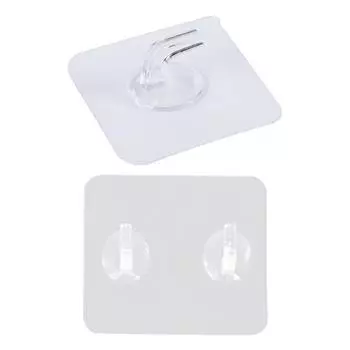 Reliable Self Adhesive Wall Hook Transparents On Hooks Bathroom Towel Hook