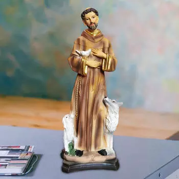 Религиозная фигура, стоящая статуя, коллекционная статуэтка, ремесла, декор, скульптуры персонажей из полирезины