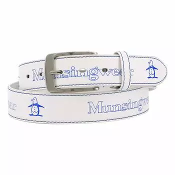 Ремень Белый [Munsingwear] Мужской [02]