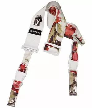 Ремень для гитары Dimarzio Polyphia Floral Muse White DD2247