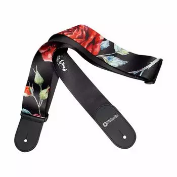 Ремень для гитары DiMarzio Polyphia Signature Floral Muse Black DD3146