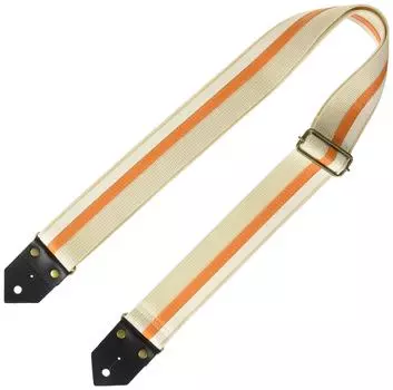 Ремень для гитары Spice Note Ivory ES-C5022/VWO Orange/White