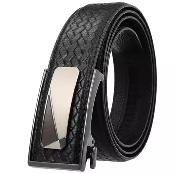 Ремень из коровьей кожи Business World Buckle, внутренняя пряжка, мужской ремень Ly36-23022-5 110cm-130cm