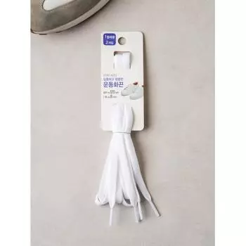 Ремешки для кроссовок Daiso Stritch Flat Strap белые