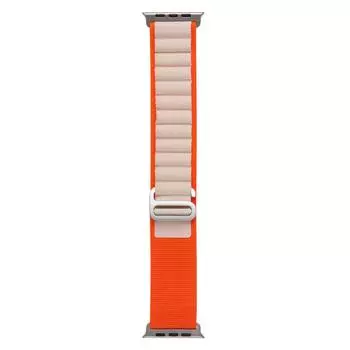 Ремешок Alphine Loop для Apple Watch Series Ultra 49 мм 40 44 мм, спортивный ремешок для часов на открытом воздухе для IWatch 8 7 6 5 4 3 2 Se аксессуары 38 40 41mm чёрный