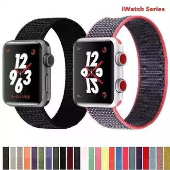 Ремешок для Apple Watch Band 7, 4 мм, 40 мм, 45 мм, 41 мм, 42 мм, 38 мм, 45 мм, iWatch 3, 4, 5, 6 se, браслет с нейлоновой петлей Correa, серия Apple Watch 38 40 41mm