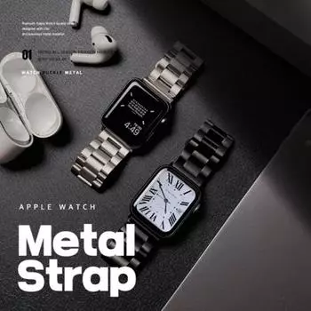 Ремешок для Apple Watch с металлической пряжкой none синий