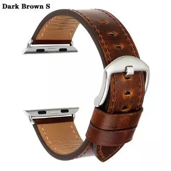 Ремешок для часов Apple Watch Strap 44 мм 40 мм Аксессуары для часов Браслеты для часов из натуральной кожи Ремешки для часов iwatch 42 мм 38 мм Серия 5 4 3 2 1 For Apple Watch 42mm