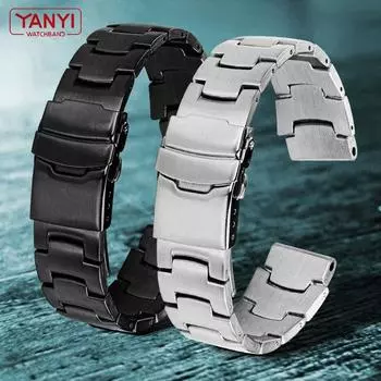 Ремешок для часов из нержавеющей стали для casio prw2000 PRG-260 PRG-270 PRG-550/510/500 PRW-3500/2500/5100/5000, ремешок из твердой стали