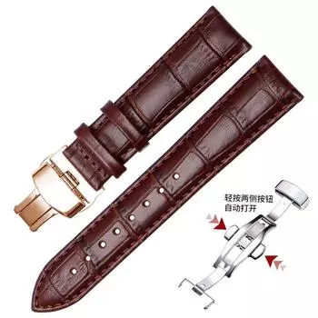 Ремешок для часов Tissot из натуральной кожи 20 21 22 18 19 мм Duruer Couturier ремешок для часов 1853 Le Locle с пряжкой-бабочкой Junya ремешок для часов 20mm