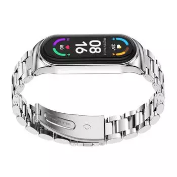 Ремешок для Mi Band 9 8 7 6 5 4 3 Metal Correa Mi Band 8 Браслет Opaska Mi Band 7 Браслет Pulseira Miband Watch Bend NFC For Mi Band 3 4 5 6