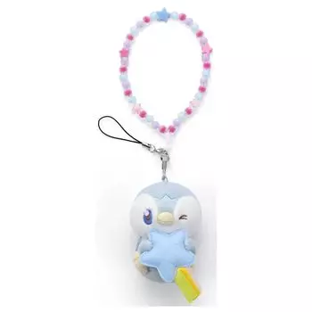 Ремешок для мягкой игрушки Pocket Monster Pokemon Poke Piece (Старзора Вер.) Плюшевая игрушка Piplup Высота приблизительно. 9см
