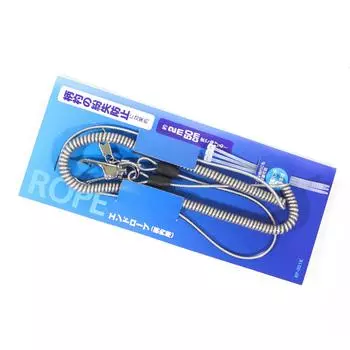 Ремешок из страховочной проволоки Shimano RP-001K с зажимами, 90 см, серый 745316