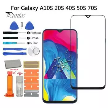 Ремонтный комплект с УФ-клеем для переднего стекла экрана для Samsung Galaxy A10S/20S/40S/50S/70S
