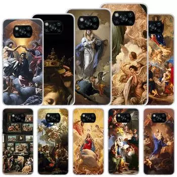 Renaissance Art Painting Soft Case For Xiaomi Poco X3 NFC X4 M4 Pro M3 M2 Phone Cover F3 F2 F1 Mi Note 10 Lite A3 A2 A1 Funda Co Xiaomi Poco X3