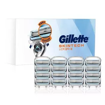 [Обновление] Лезвия для бритвы Gillette Skintech 16 упаковок, популярная корейская мужская косметика